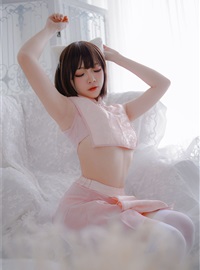 Coser @ Nisa Vol.013 pink cheongsam(21)